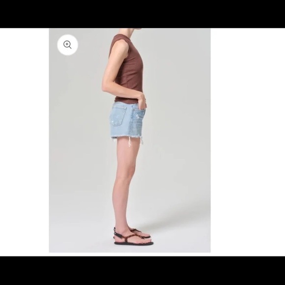 AGOLDE PARKER VINTAGE CUT OFF SHORT IN SWAPMEET size 29 - Picture 3 of 12